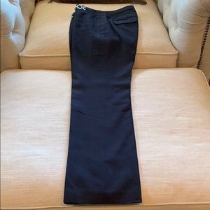 Ann Taylor Navy Margo Slacks - 2 petite